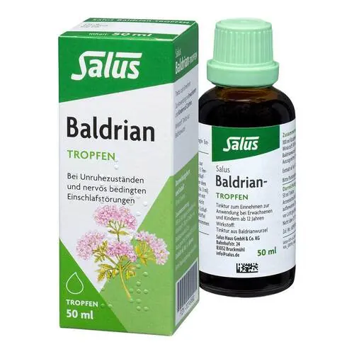 Baldrian Tropfen Baldriantinktur Bio Salus, 50 ml