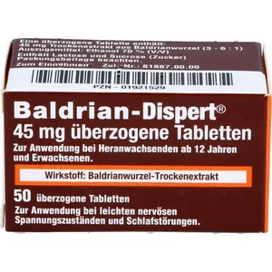 BALDRIANDISPERT45mgüberzogeneTabletten50St