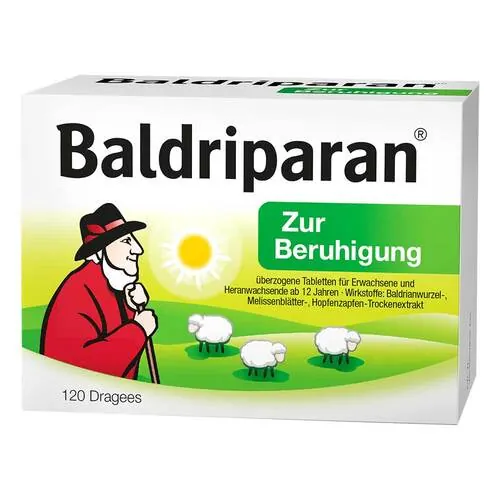 Baldriparan zur Beruhigung überzogene Tabletten, 120 St