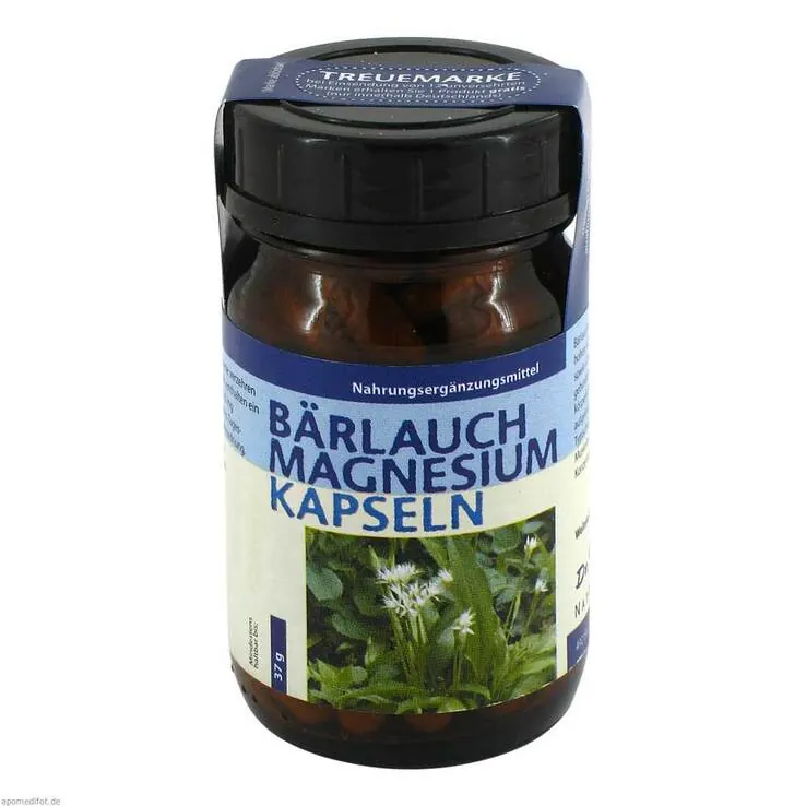 Bärlauch Magnesium Kapseln, 90 St