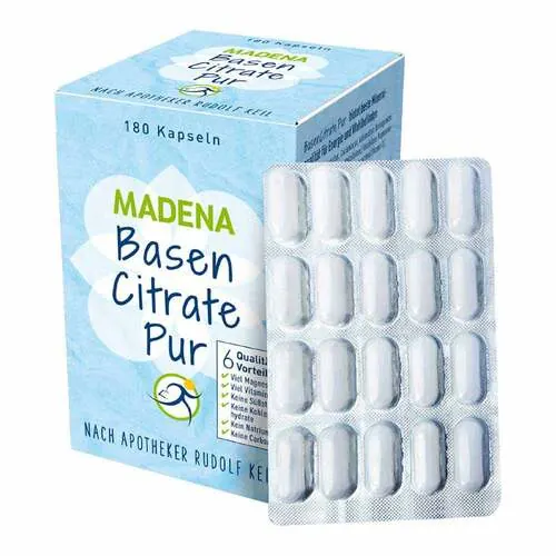 Basen Citrate Pur n.Apotheker Rudolf Keil Kapseln, 180 St