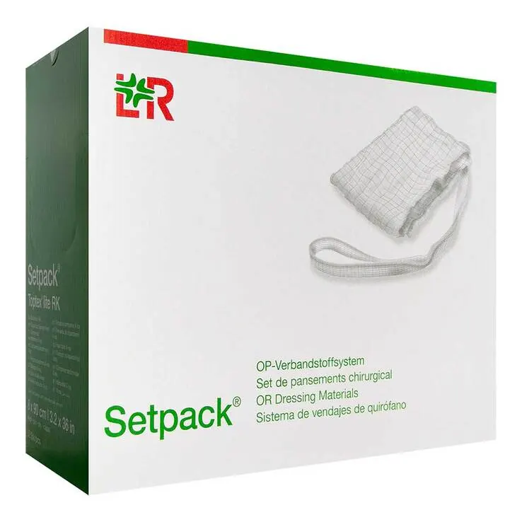 Bauchtuch lite 8x90cm 4fach steril weiß RK, 26X2 St