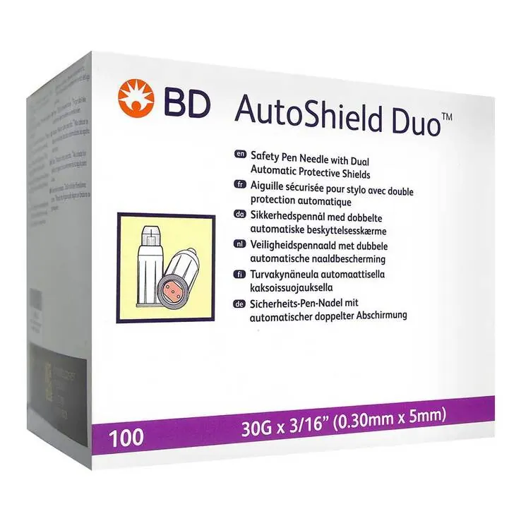 BD Autoshield Duo Sicherheits Pen Nadel 5 mm, 100 St