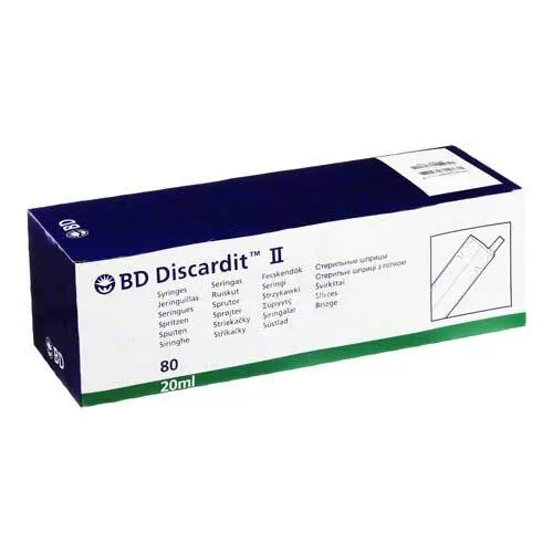 BD Discardit II Spritze 20 ml, 80X20 ml