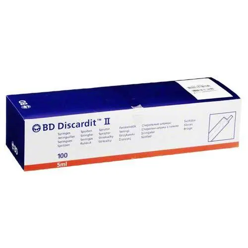 BD Discardit II Spritze 5 ml, 100X5 ml