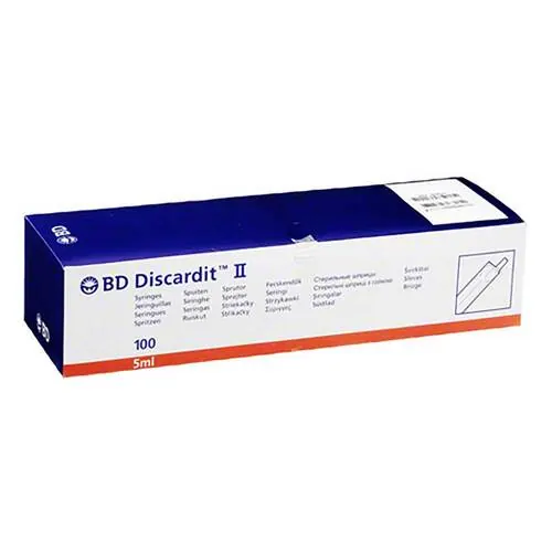 BD DISCARDIT II Spritze 5 ml, 100X5 ml