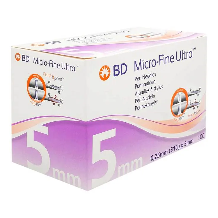 BD MICRO-FINE ULTRA Pen-Nadeln 0,25x5 mm 31 G, 100 St