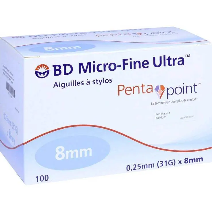 BD Micro-Fine Ultra Pen-Nadeln 0,25x8 mm, 100 St
