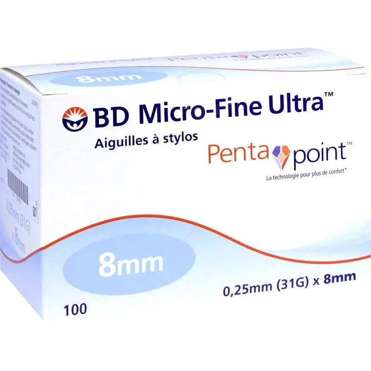 BD MICRO-FINE ULTRA Pen-Nadeln 0,25x8 mm 31 G, 100 St