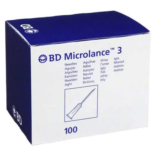 BD Microlance Kanüle 22 G 1 1 / 4 0,7x30 mm, 100 St