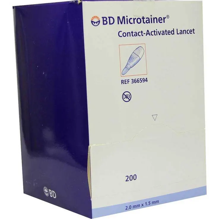 BD Microtainer Lanzette blau, 200 St