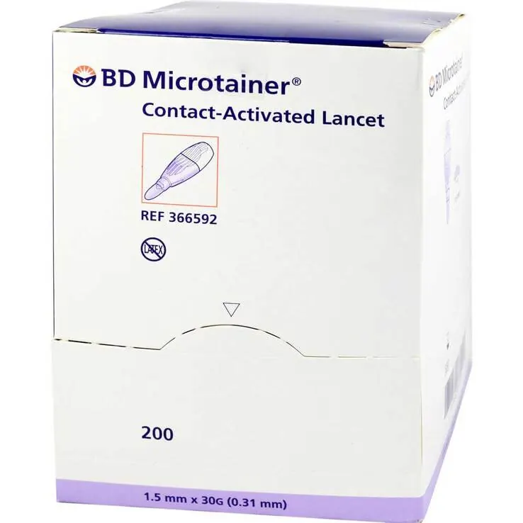 BD Microtainer Lanzette lila, 200 St