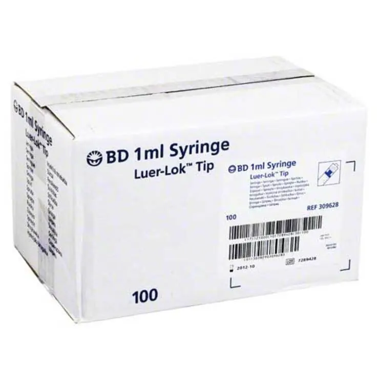 BD Plastipak Spr.Luer Lok 3t, 100X1 ml