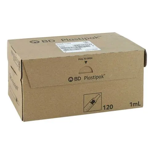 BD Plastipak Tuberkulinspritzen1 ml ohne Kanüle, 120X1 ml