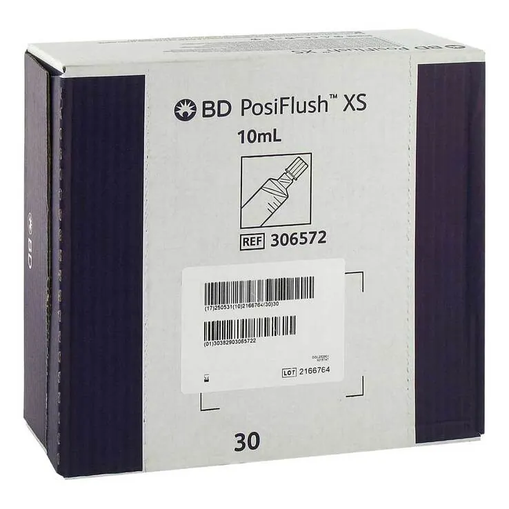 BD Posiflush XS Spülsystem Fertigspritzen, 30X10 ml