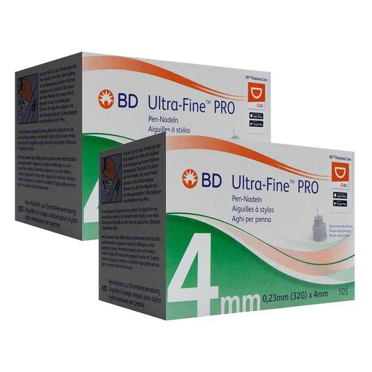 BD Ultra-Fine Pro Pen-Nadeln 4 mm 32 G , 2x105 St