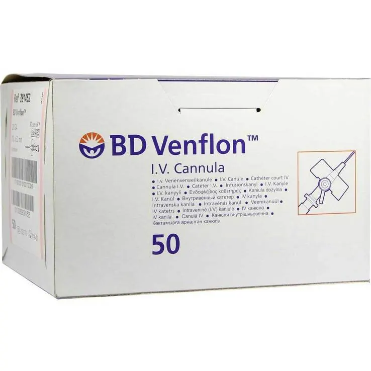 BD Venflon 2 20G 1,0x32mm Verweilkanüle, 50 St
