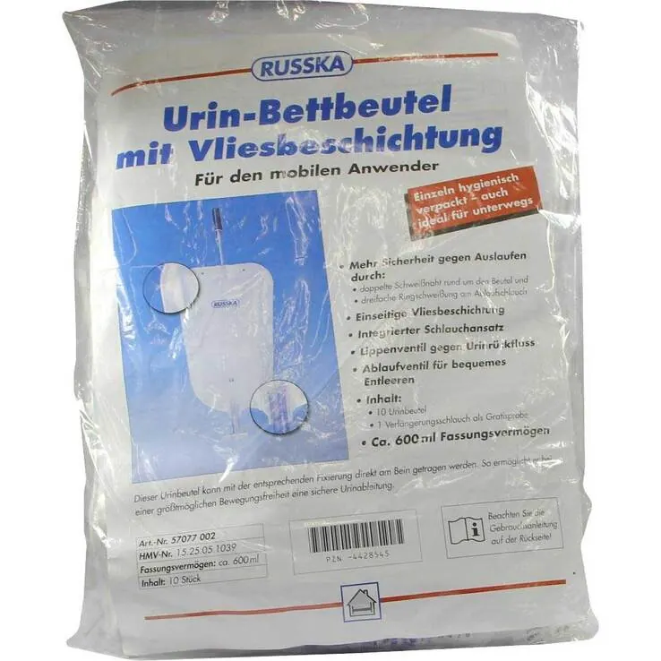 Beinbeutel 600 ml oval Lippe, 10 St