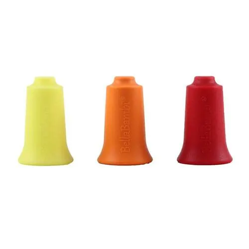 Bellabambi mini trio zitronengelb / orange/rubinrot, 1 St