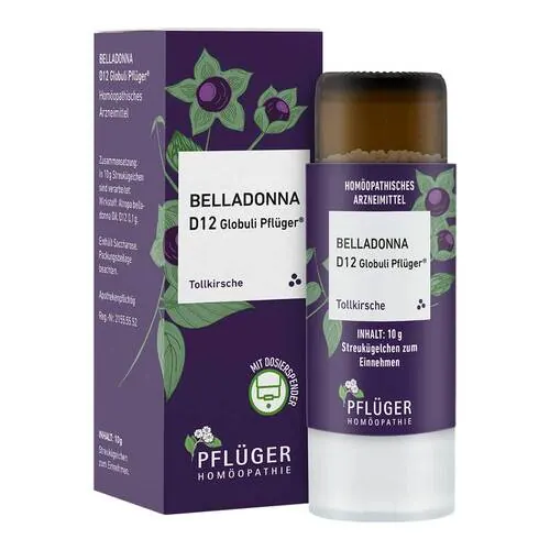 Belladonna D 12 Globuli Pflüger Globulispender, 10 g