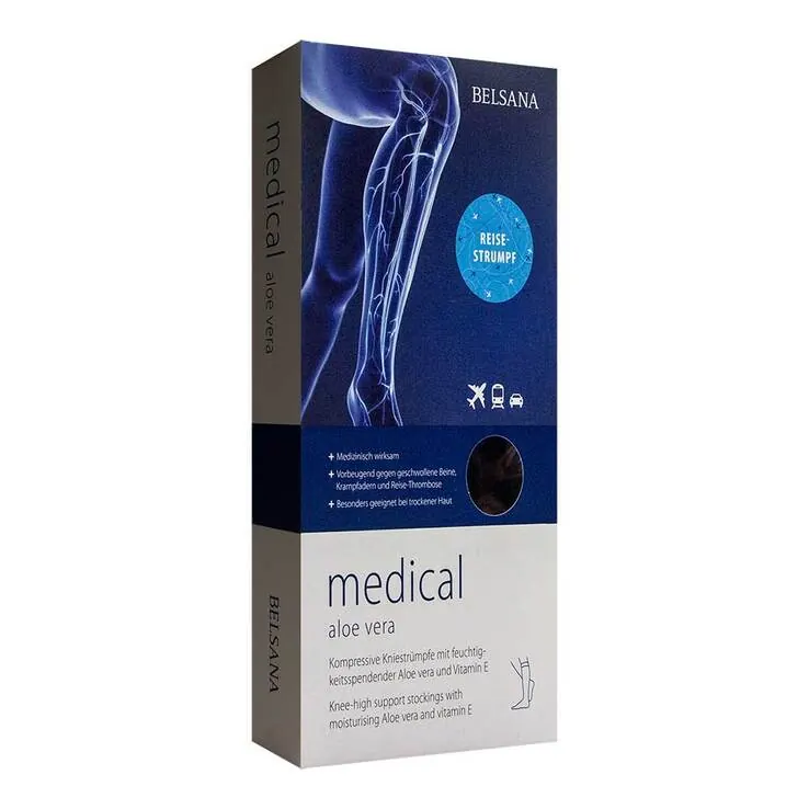 Belsana med aloe AD Größe M Größe 42-44 marine, 2 St