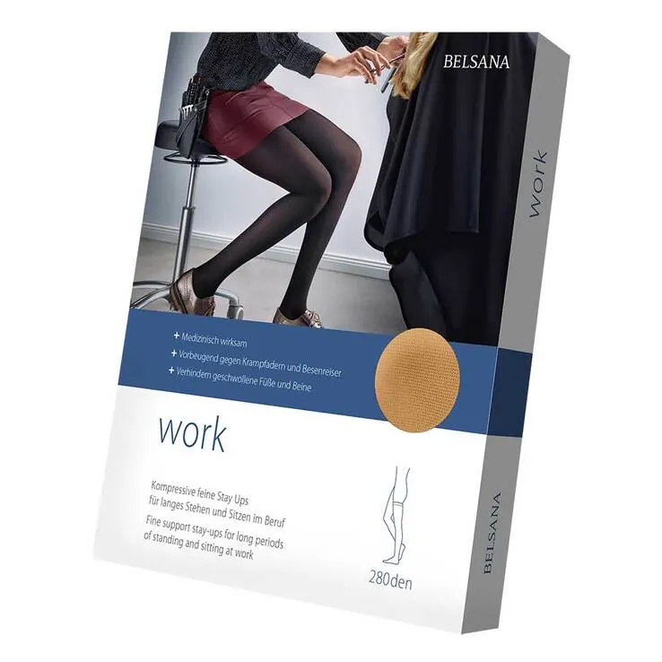 Belsana work AG M grap.Stayups make-up mit Spitze , 2 St