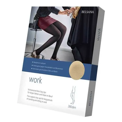 Belsana work AG M grap.Stayups teint mit Spitze , 2 St