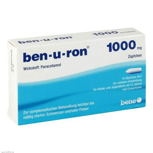 Ben-U-Ron 1.000 mg Suppositorien, 10 St