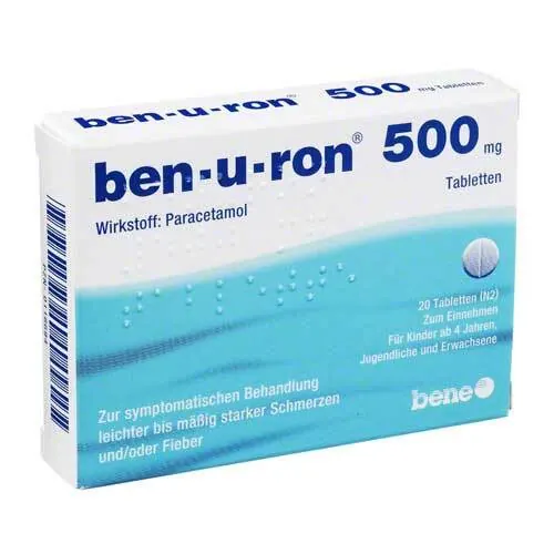 Ben-U-Ron 500 mg Tabletten, 20 St