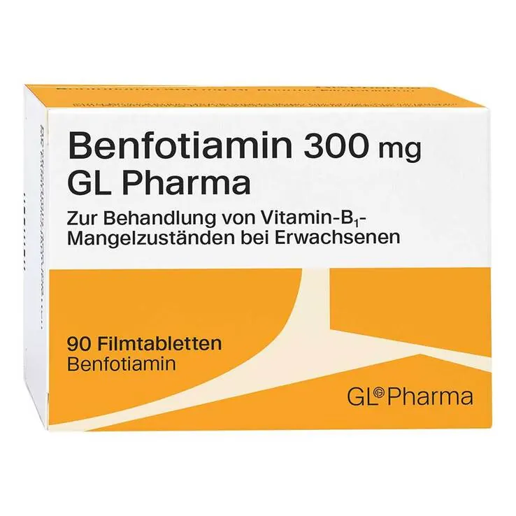 Benfotiamin 300 mg GL Pharma Filmtabletten, 90 St