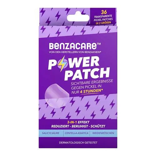 Benzacare Power Patch gegen Pickel, 36 St