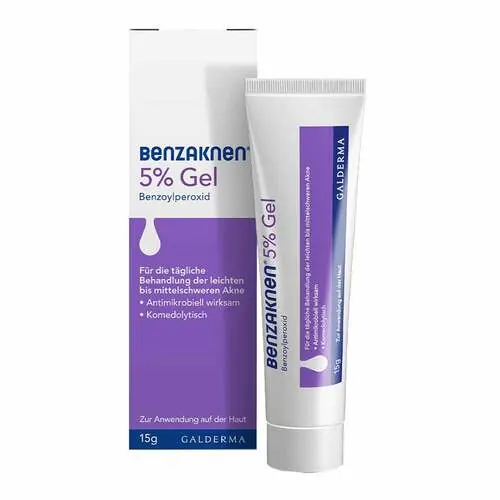 Benzaknen 5% Gel bei leichter bis mittelschwerer Akne, 15 g