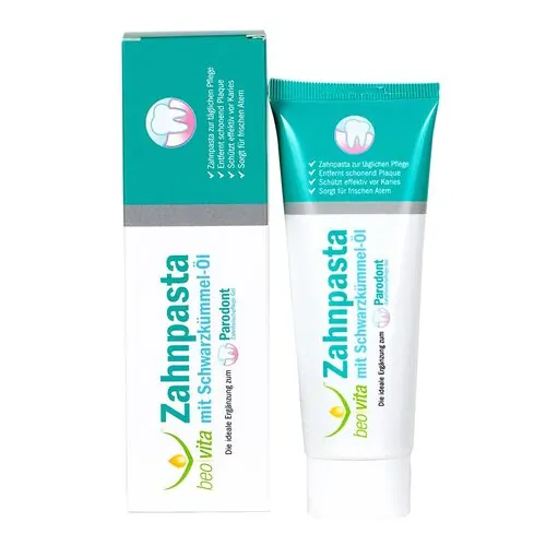 Beovita Zahnpasta mit Schwarzkümmelöl, 75 ml