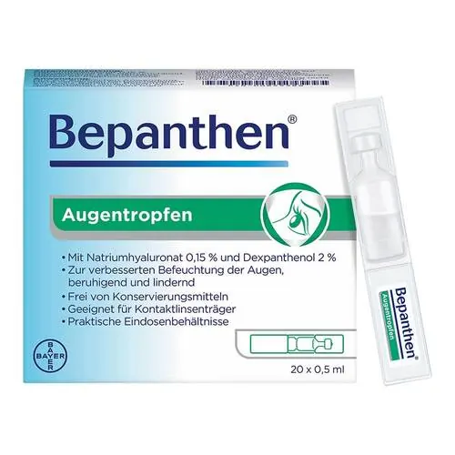 Bepanthen Augentropfen, 20X0.5 ml