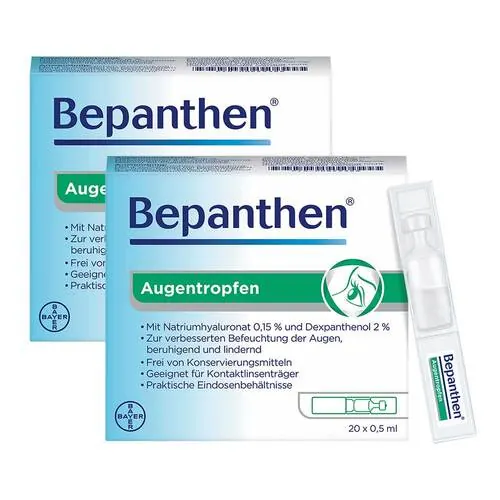 Bepanthen Augentropfen , 2x20x0.5 ml