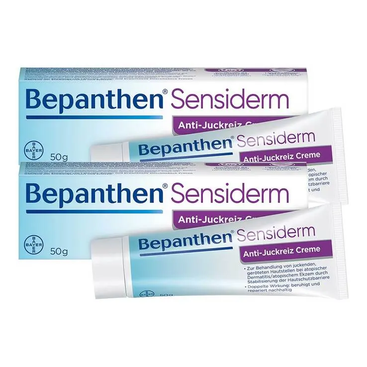 Bepanthen Sensiderm Anti-Juckreiz Creme, 2x50 g