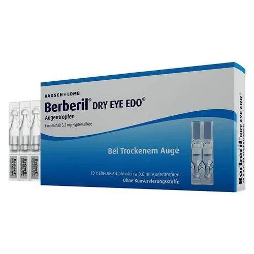 Berberil Dry Eye Edo Augentropfen, 10X0.6 ml