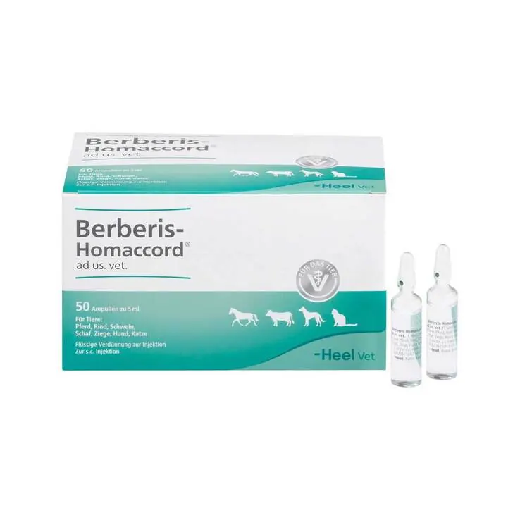 Berberis Homaccord Ampullen vet. (für Tiere), 50X5 ml