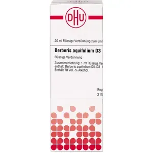 BERBERISAQUIFOLIUMD3Dilution20ml