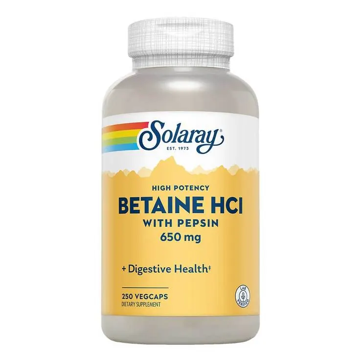 Betain HCL 650 mg + Pepsin Kapseln, 250 St
