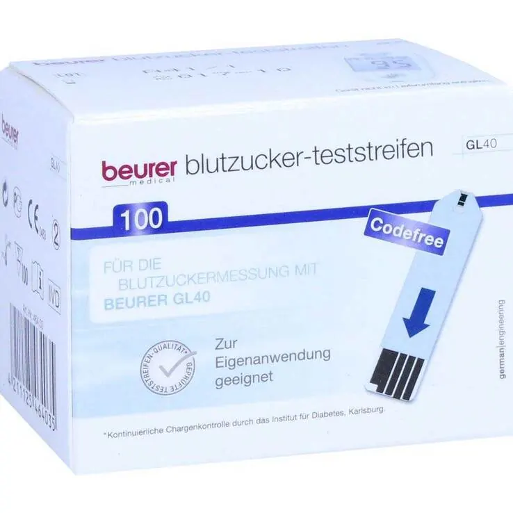 beurer blutzucker-teststreifen GL40, 100 St
