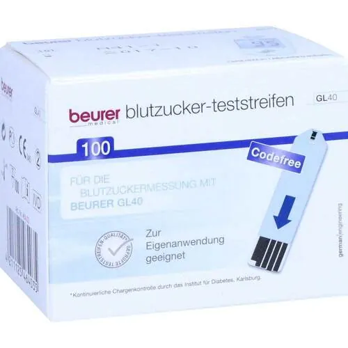 Beurer GL40 Blutzuckerteststreifen, 100 St