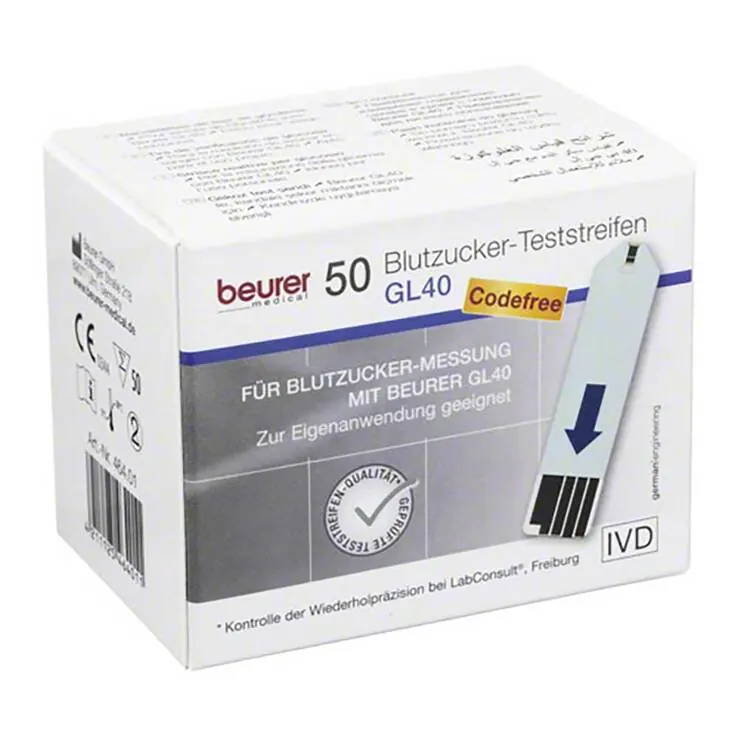 Beurer GL40 Blutzuckerteststreifen, 50 St