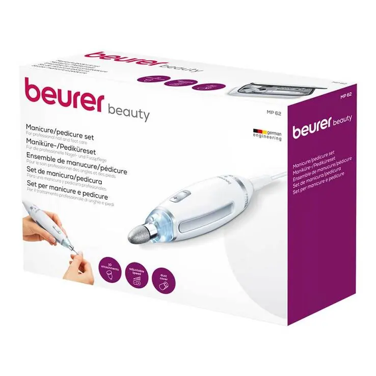 Beurer MP62 Maniküre- / Pediküre-Set mit Licht, 1 St