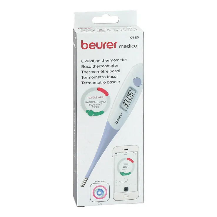 Beurer OT20 Basalthermometer + Zyklus-App Ovy, 1 St