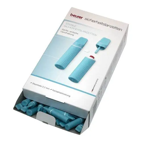 BEURER Sicherheitslanzetten steril 28 G 2,2 mm, 100 St