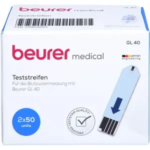 BEURERGL40Blutzuckerteststreifen100St
