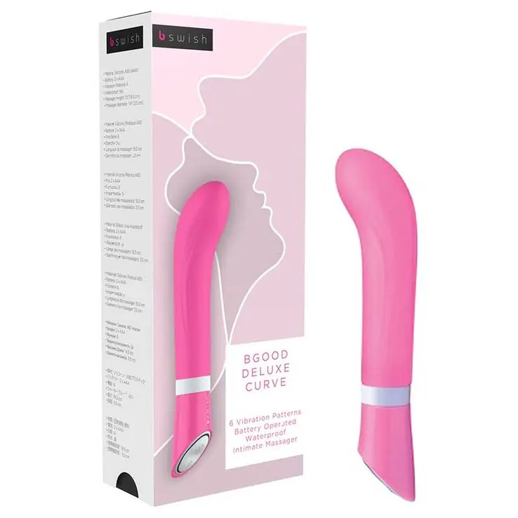 Bgood Deluxe G-Spot Petal Pink Vibrator, 1 St