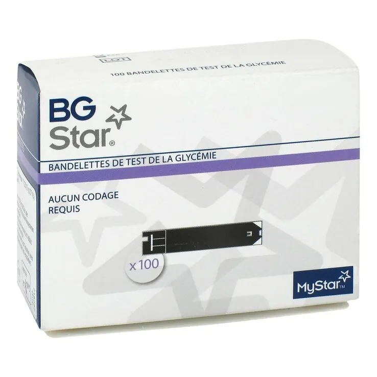 Bgstar Teststreifen, 100 St