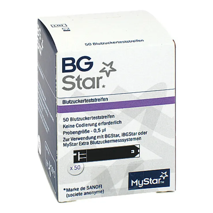 BGSTAR Teststreifen, 50 St